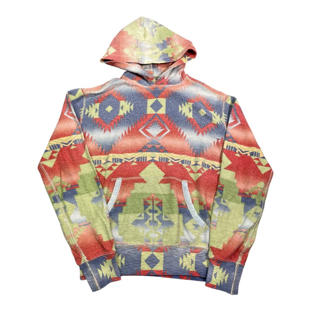 Vintage Polo Ralph Lauren Aztec Print Hoodie